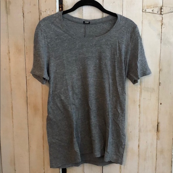 Monrow Heather Gray T-shirt - Picture 2 of 5